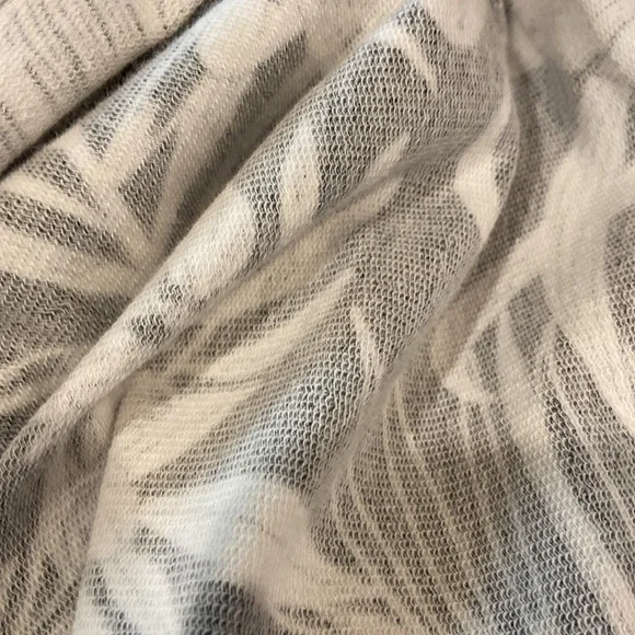 Denim & Co. French Terry Sleeveless Cover Up Dress Black Tropical M - Picture 7 of 11